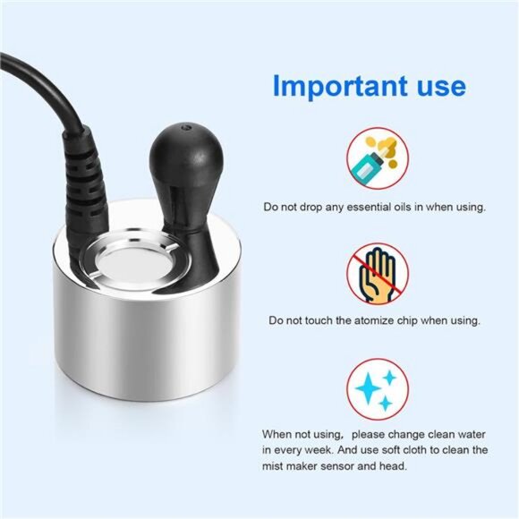 Mist Maker, Upgraded Fogger Water Fountain Pond Fog Machine Atomizer - Picture 3 of 7